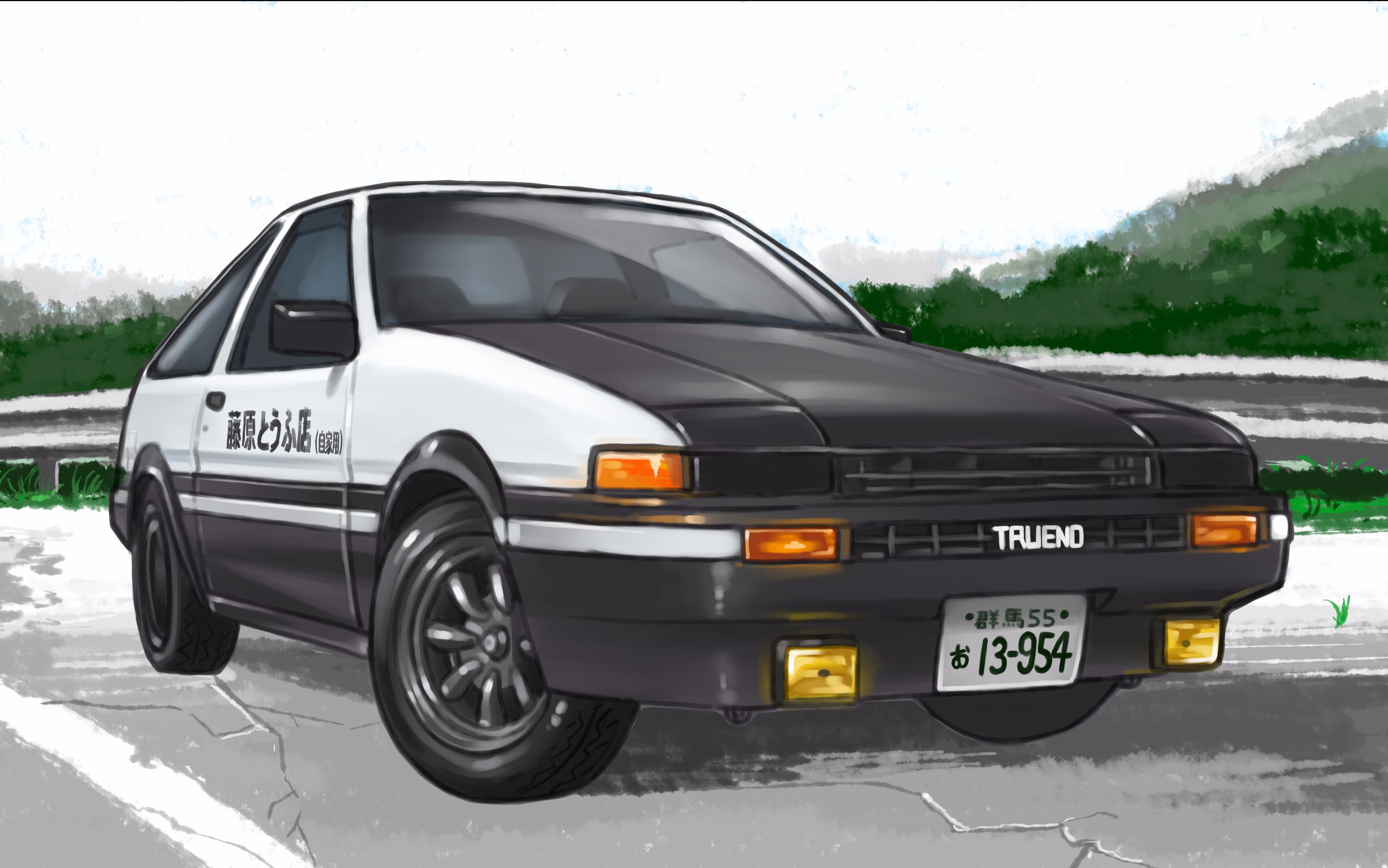 【极品飞车19】ae86手动挡试跑(瞎跑)_哔哩哔哩