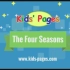 The four seasons vocabulary 四季的英文学习幼儿英语