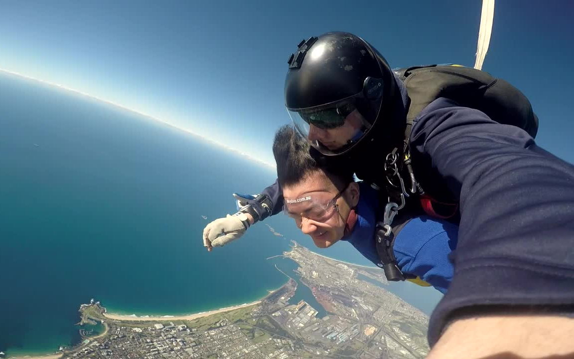 skydiving