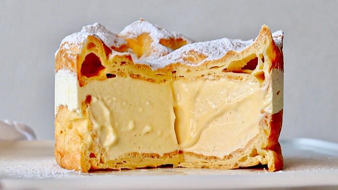 【Nomnomdayss】波兰泡芙奶油蛋糕~｜传统波兰甜点｜Karpatka - Polish Cream Puff Cake