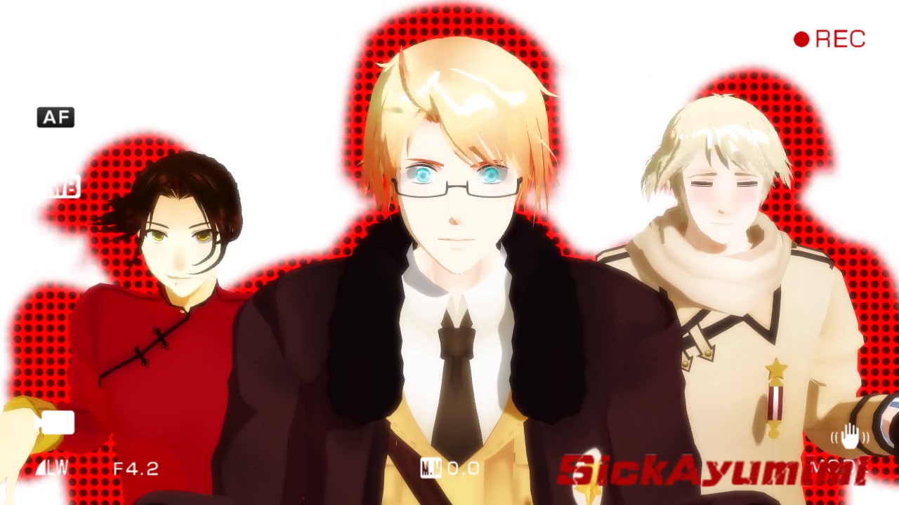 【aph/mmd】黑三角的freaks