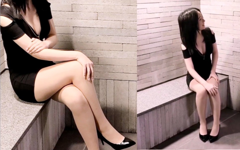 Korean beauty sister's meat silk wear sharing