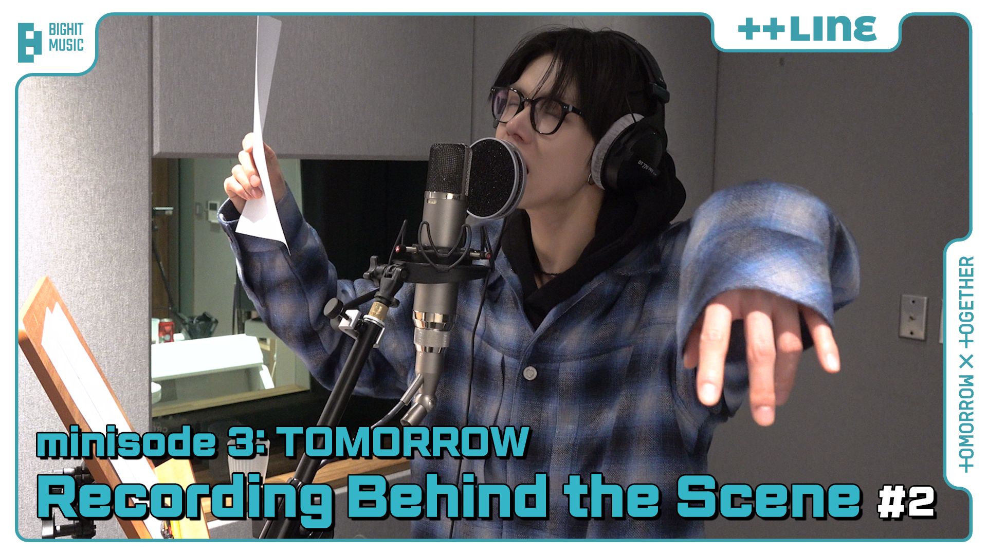 EP.44 'minisode 3: TOMORROW' Recording Behind the Scene 2 | ++line | TXT