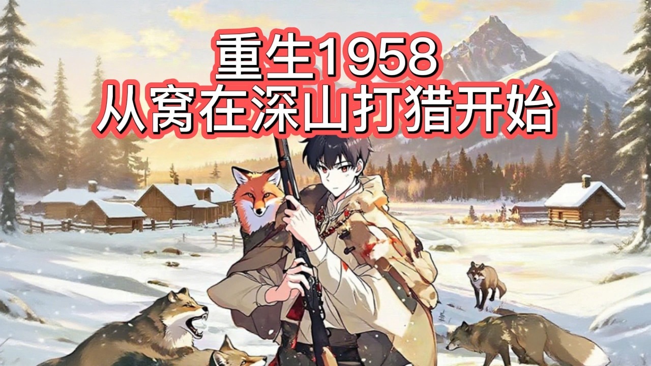 有声书《重生1958：从窝在深山打猎开始》重生穿越/悠闲日子/多人小说剧