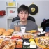  【韩国吃播】大胃MBRO吃披萨、意面、沙拉、芝士鸡肉、薯条、蛋糕甜点、芝士薯泥