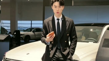 奔驰主播天天 大长腿小鲜肉正装 制服诱惑 5.3早场