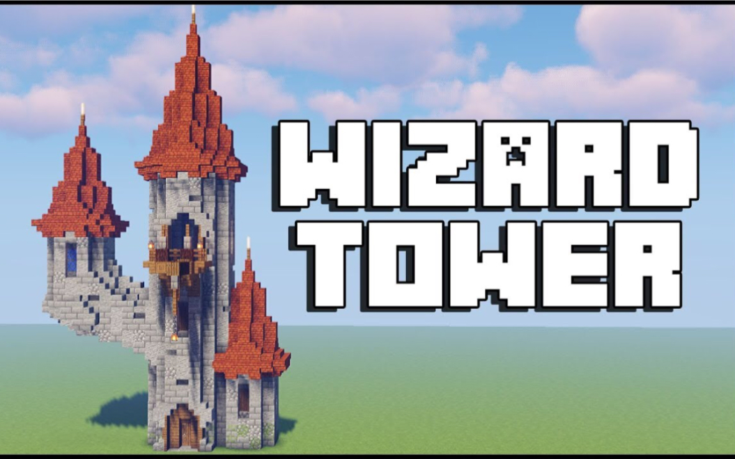 Minecraft Sekai 一步一步教你建造一座巫师塔 无内饰 哔哩哔哩 つロ干杯 Bilibili