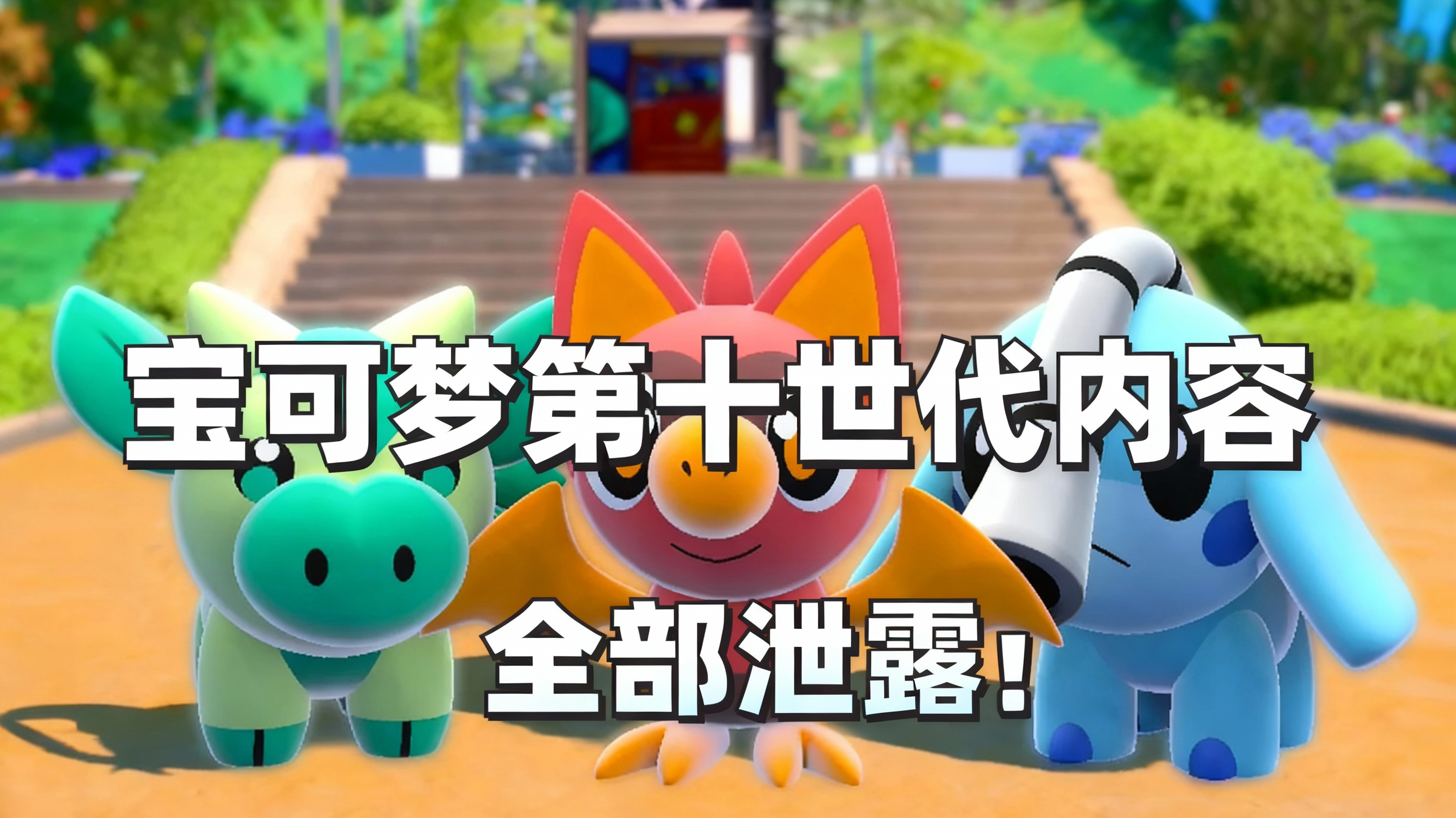 [中配]宝可梦第十世代内容刚刚全部泄露！ - NayTendo
