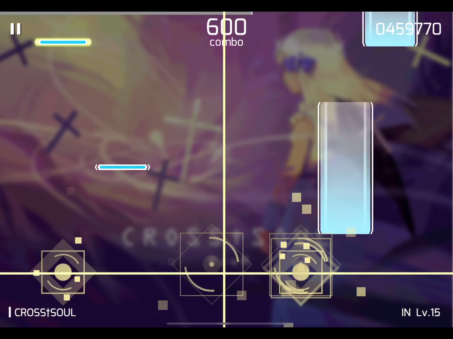 【phigros】cross Soul In（lv15），all Perfect 哔哩哔哩 Bilibili