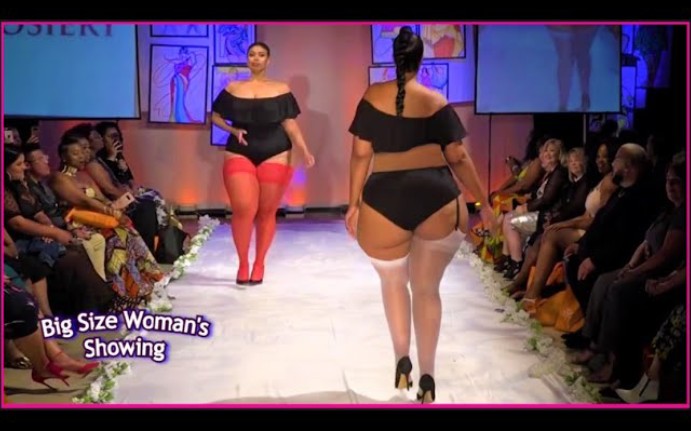 Plus Size Model Lingerie Show/Fashion Show