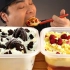 【ddeonggaeTV】 草莓芝士奥利奥冰淇淋吃播