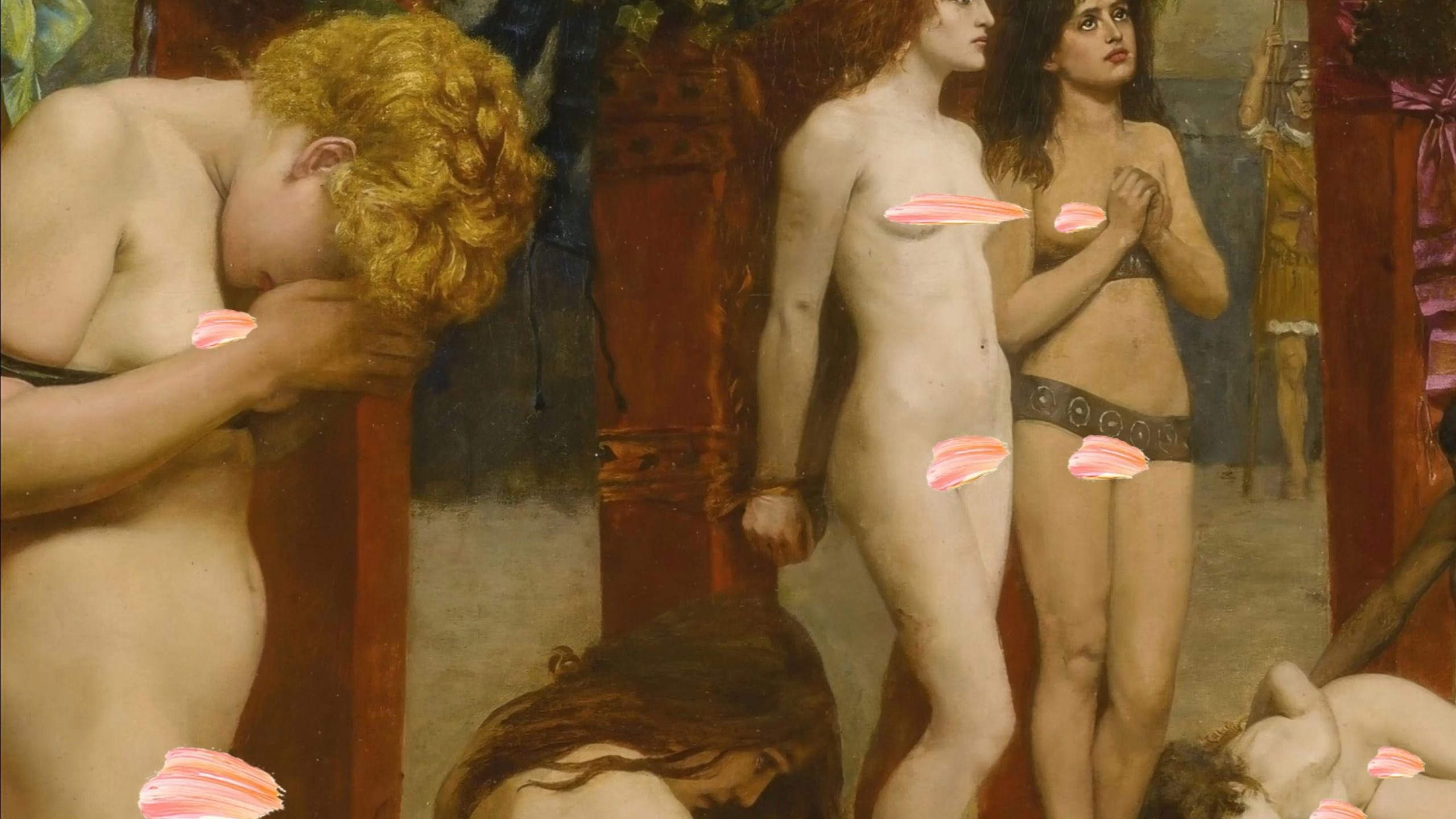 名画赏析：《至死忠贞：基督徒喂狮！》