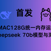 全网首发！128G运存Mac运行deepseek 70b模型，竟发现BUG