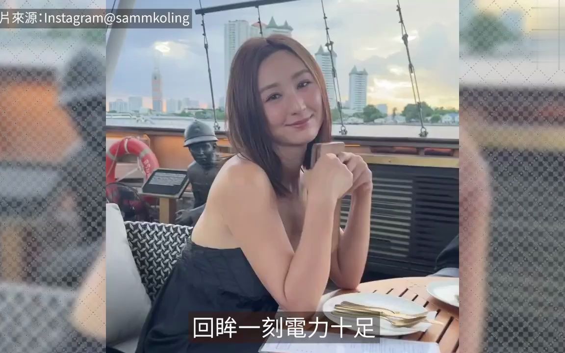 高海宁吊带裙外游疑真空上阵劲养眼，Fit到漏竟被指look fat