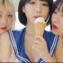 【韩国19+女主播】韩国网红主播艾迪琳教大家吃冰淇淋