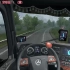 【TuTu/游戏实况】《欧洲卡车模拟2》雨天和音乐更配哦？客运MOD真香！！