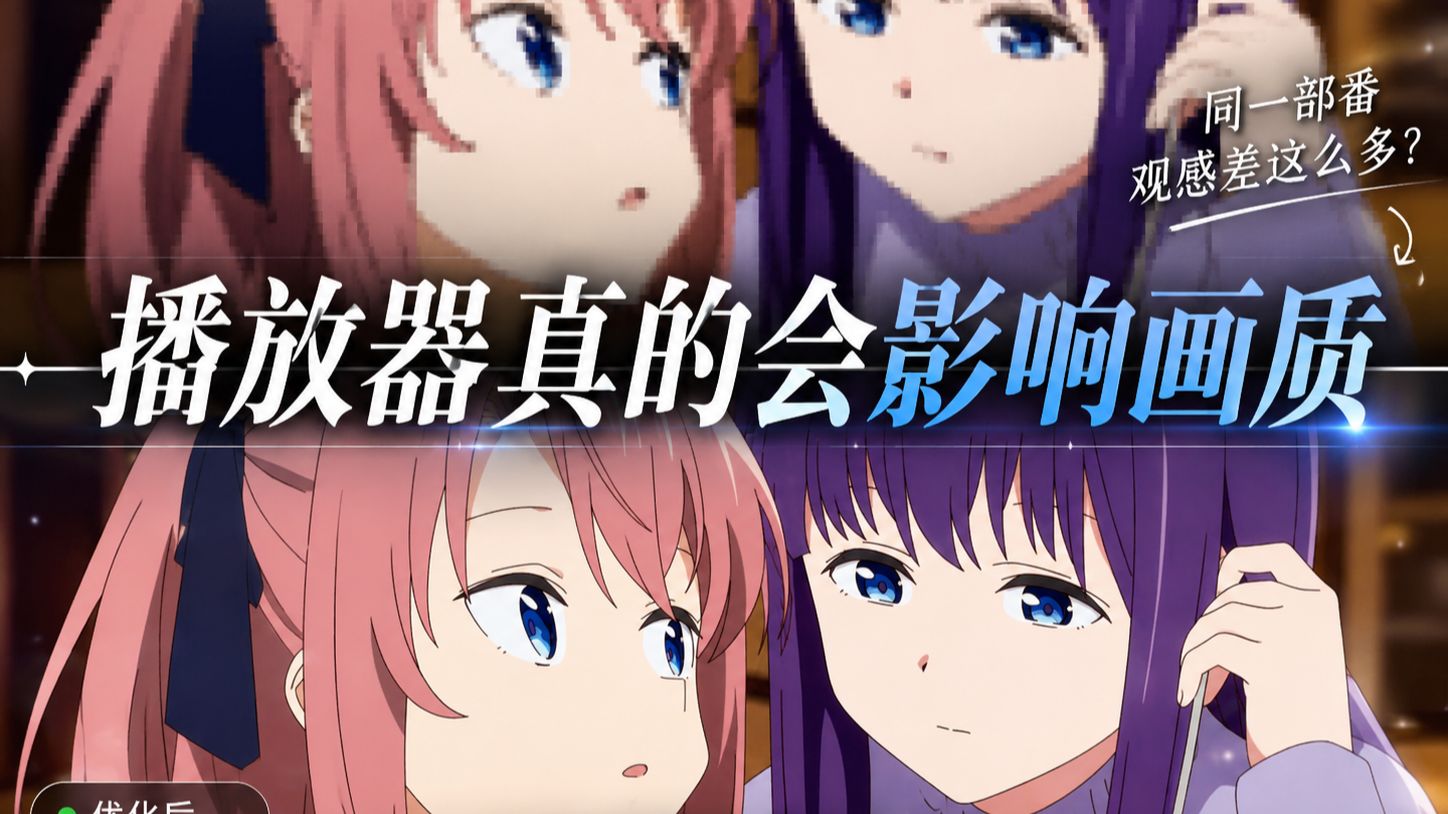 【看番教程48】草履虫也能学会的视频基础知识，MPV画质链路完全解析。缩放、去色带、抖动算法这些都是啥？