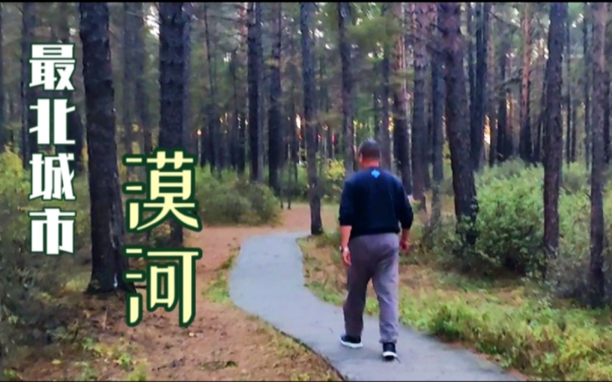 大小兴安岭腹地自驾游：最北城市漠河，5.6大火变成焦土，而位于城市中心的松苑公园却劫后余生，成为漠河的福地