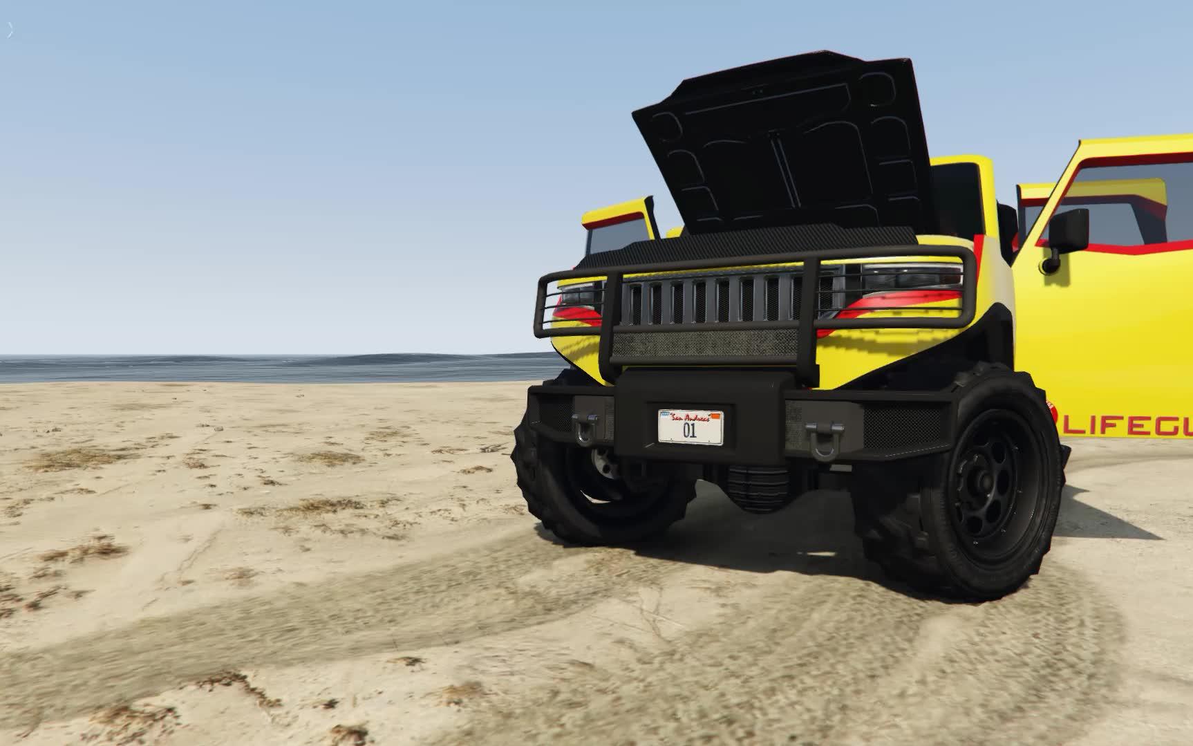 gta5线上更新载具 自由攀登者 越野涉水能力相当不错