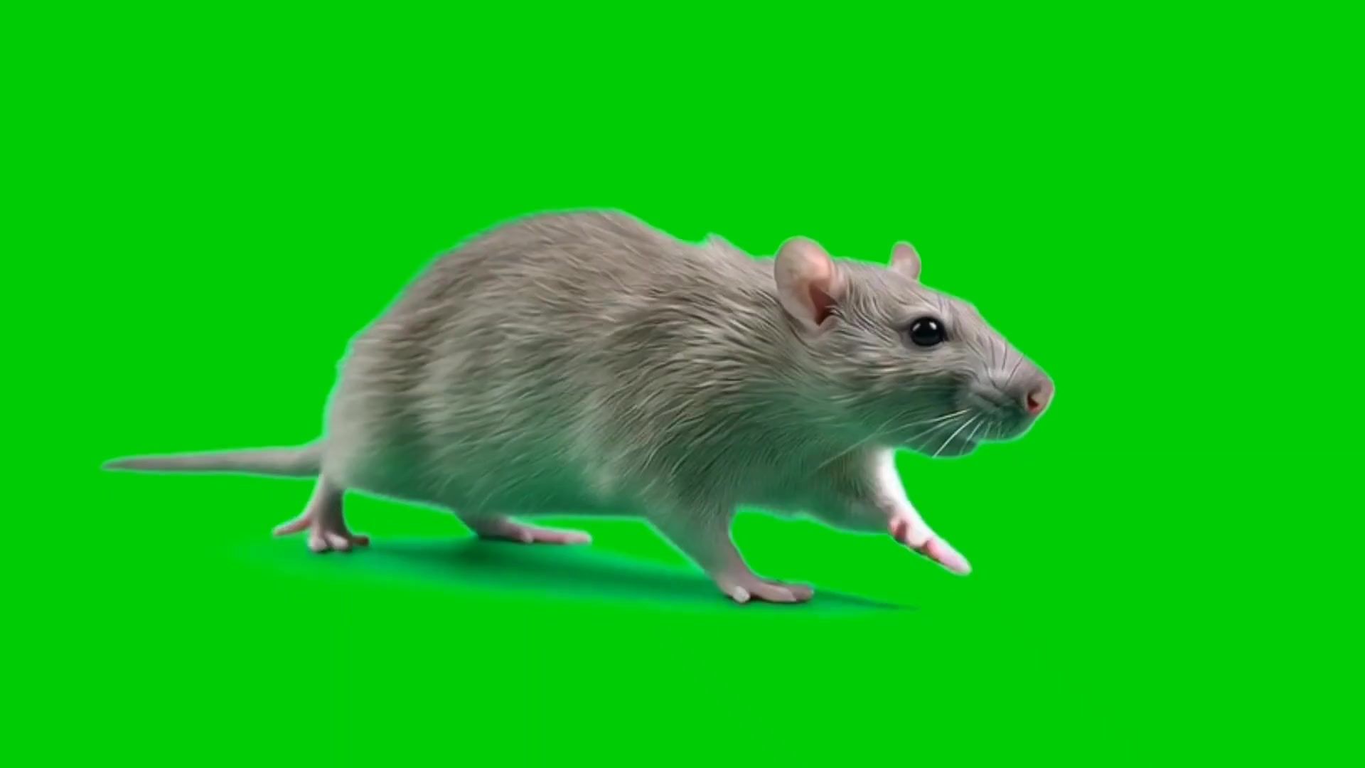 绿幕视频素材老鼠