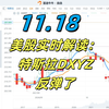 11月18日，美股实时走势解读：特斯拉DXYZ反弹了 #美股推荐 #英伟达股票 #特斯拉股票 #美股投资