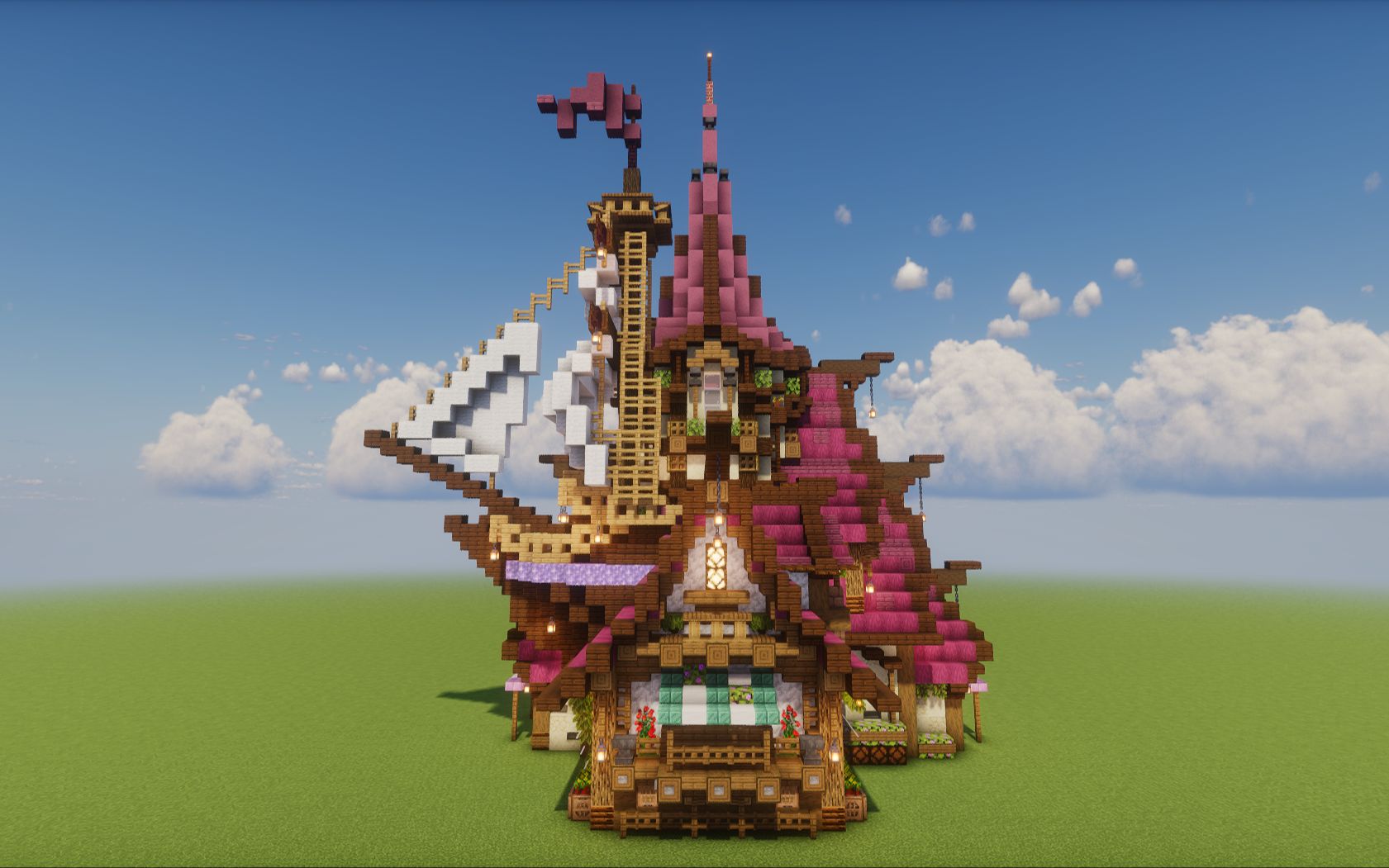 【minecraft】中世纪帆船酒馆