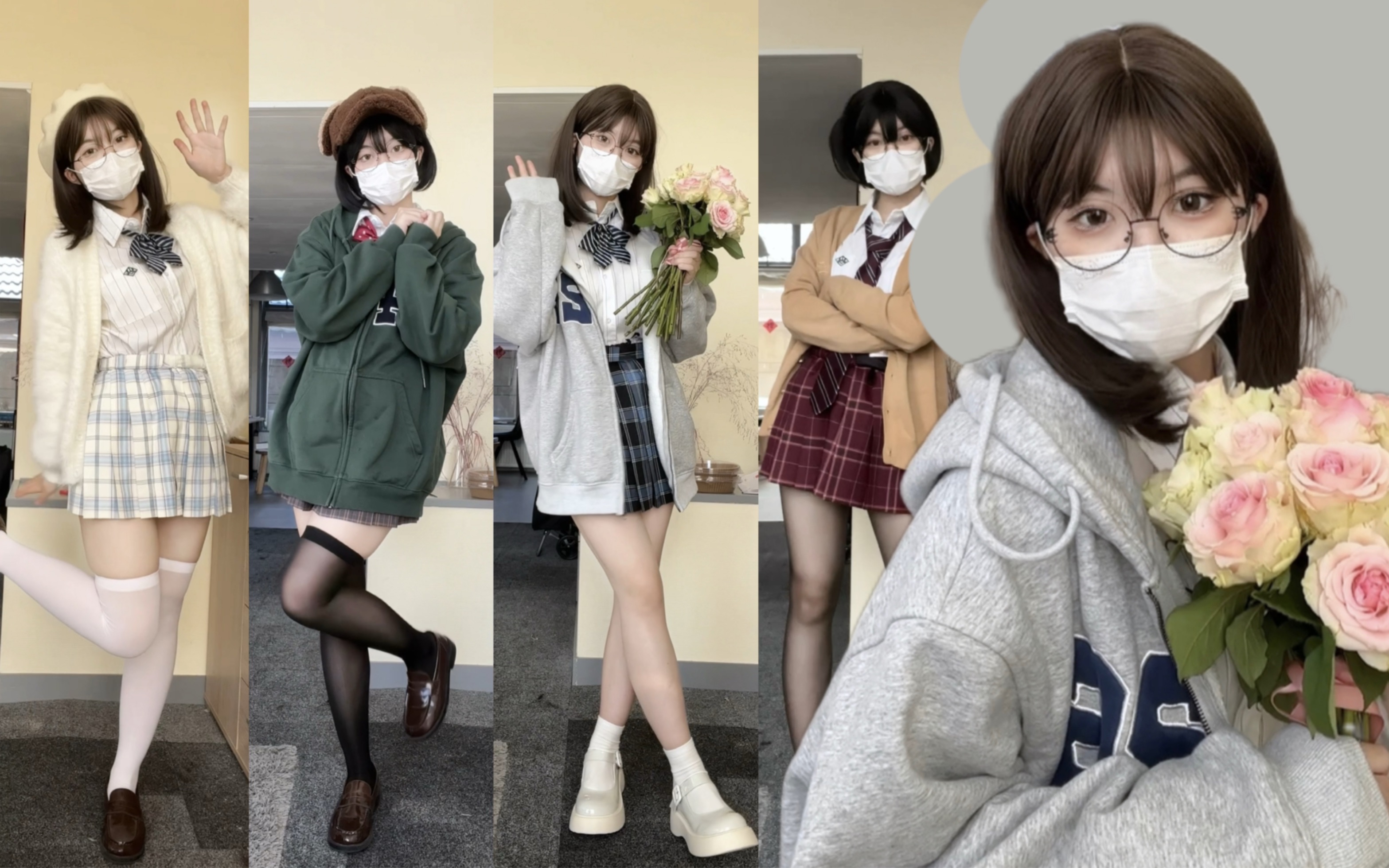 163 54｜Early spring jk daily wear sharing! Four sets of versatile jk outfits, come and get inspired!