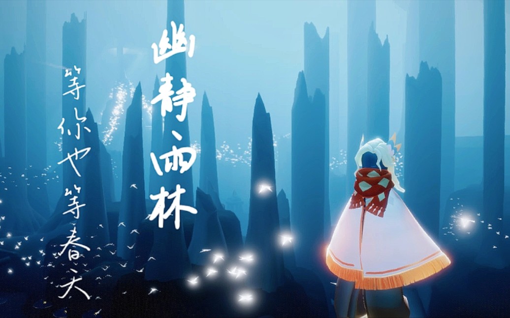 sky光遇雨林水母图景点孤狼可去能飞就行色调超好看适合拍照和挂机