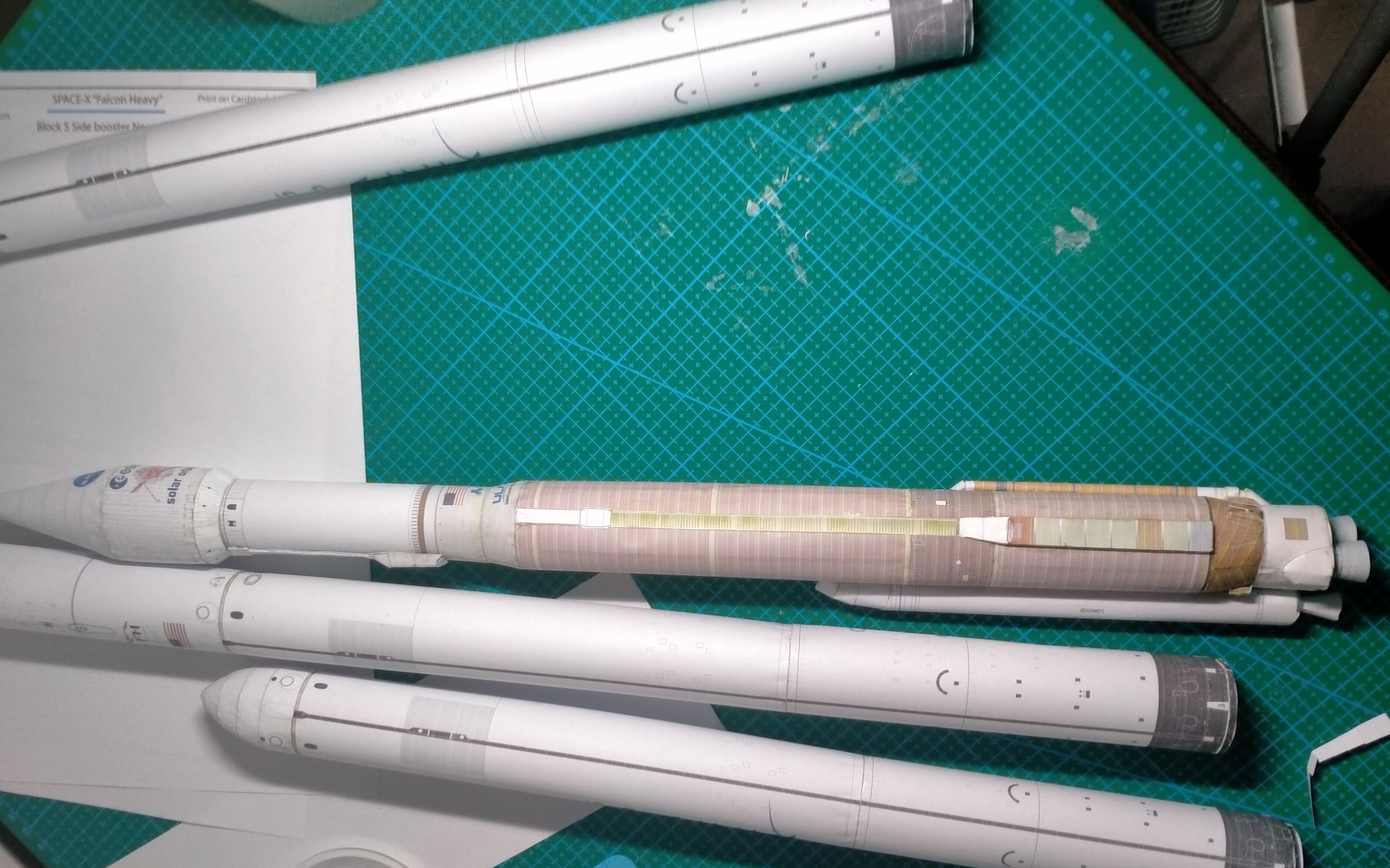 运载火箭纸模型atlasv411构型solarorbiter发射任务制作