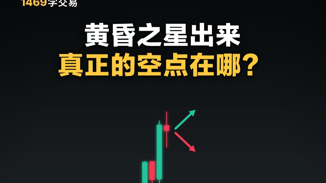 黄昏之星出来，真正的空点在哪？