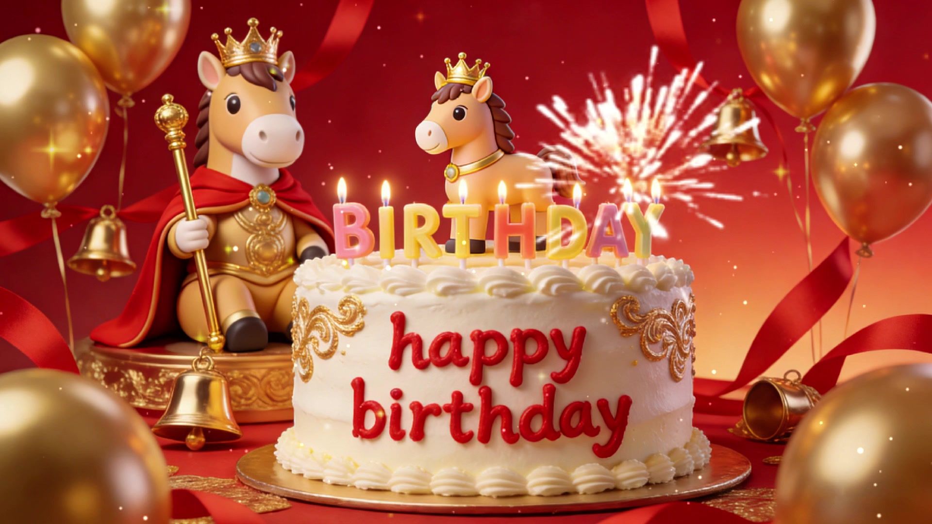 《生日快乐歌》给马年宝宝们的祝福氛围，过生日大屏投屏必备！赶紧收藏起来吧！
