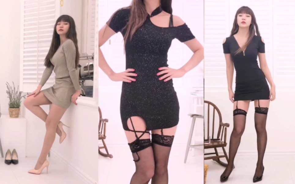 Daily Wear / Cute one-eyed girls / One-piece dresses to try on