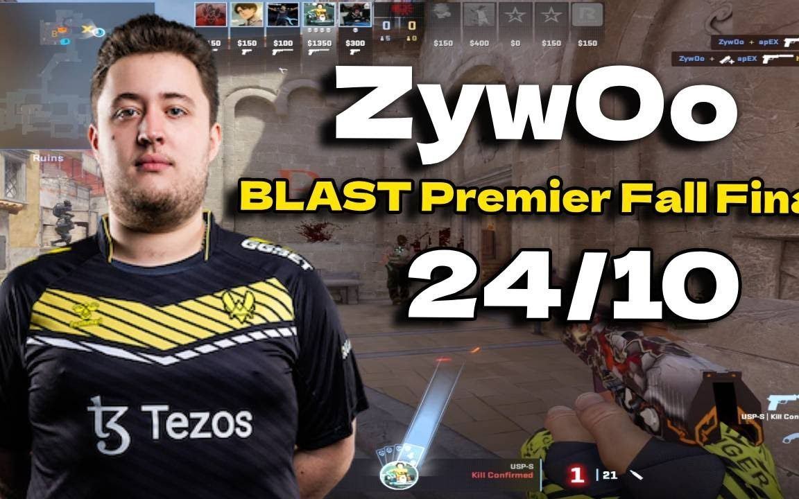 CS2POV Vitality ZywOo 24 10 Vs Complexity Inferno BLAST Premier