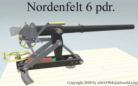 诺登菲尔德57mm炮 （Nordenfelt 6pdr）