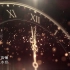 2110107 沧桑时光光阴岁月 粒子时钟粒子钟表旋转倒计时舞台背景视频素材
