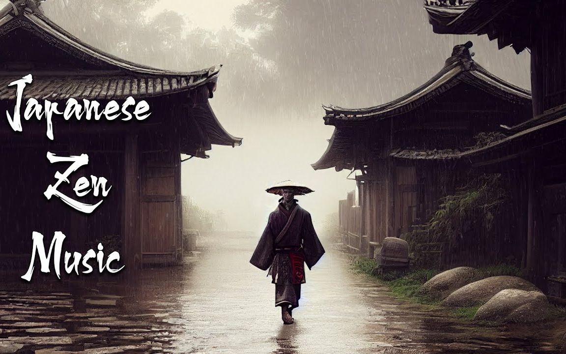 日本禅宗长笛音乐与雨声 用于疗伤、舒缓、冥想
