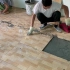 铺地板砖学了这样找平沙子的方法，一天铺50平方，完全没问题