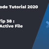 VS Code入门教程2020 #82 文件使用技巧38: Run Active File