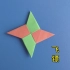 飞镖的折纸方法，简单又帅气，飞的最远