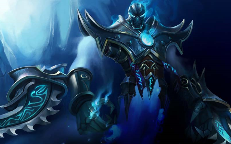 永恒梦魇魔腾蓝焰梦魔皮肤浏览Skin Spotlight_哔哩哔哩(゜-゜)つロ干杯 