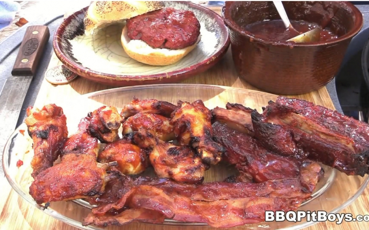 soso字幕美国佬土豪bbq吃法墨西哥辣椒蜜汁烧烤酱双语字幕