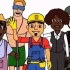 Jobs song, children song My Neighborhood, Learn Occupations 