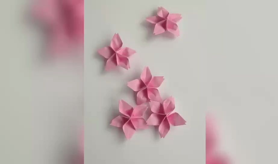 樱花盛开的季节又要到了，送你一份樱花折纸教程