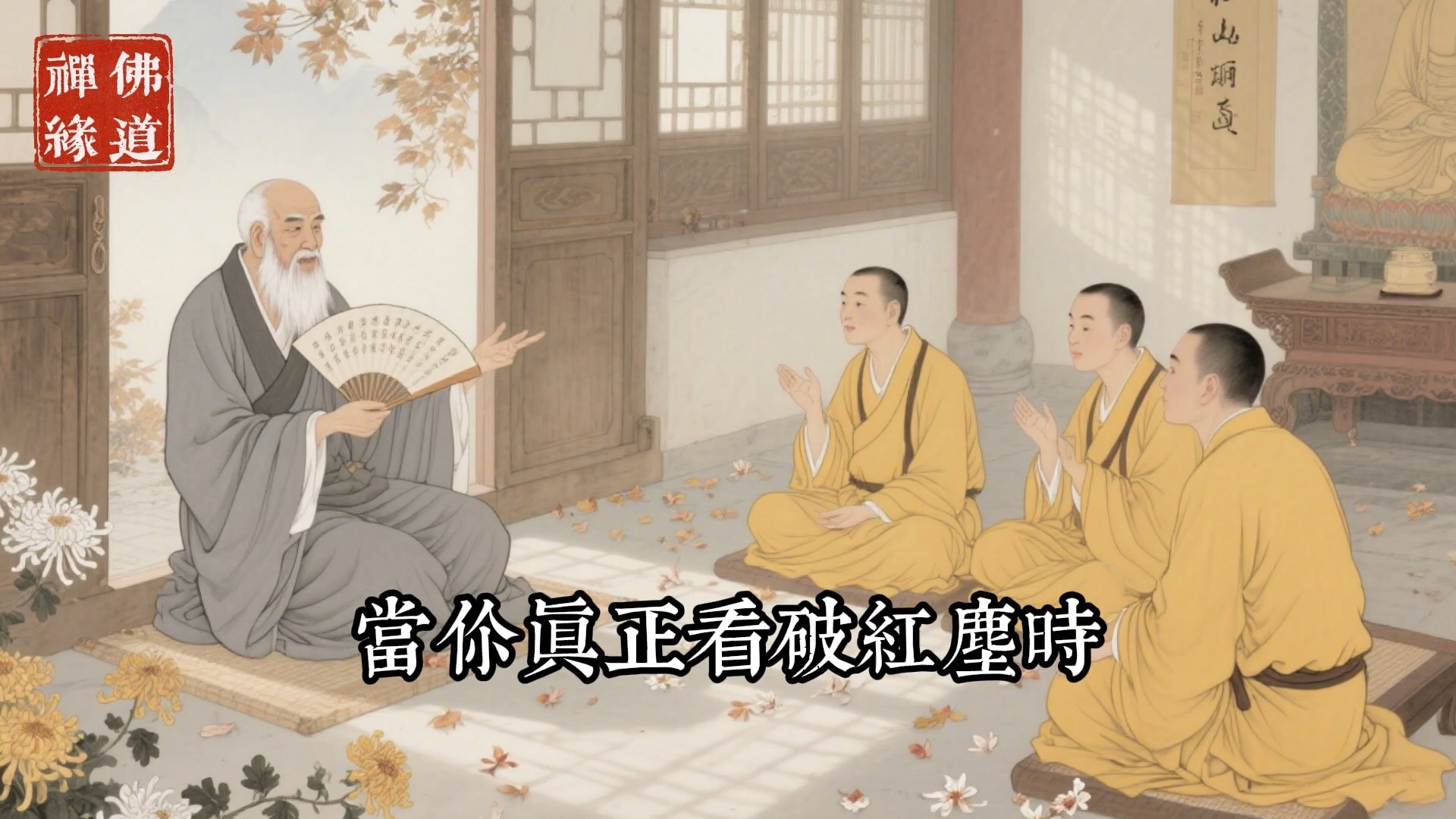 “看破紅塵”四個字的含義，大部分修行人都理解錯了，高僧開示是這種境界#佛教 #佛家 #佛法 #佛學知識 #佛學智慧 #修心修行 #佛教文化 #禪悟人生 #傳統文