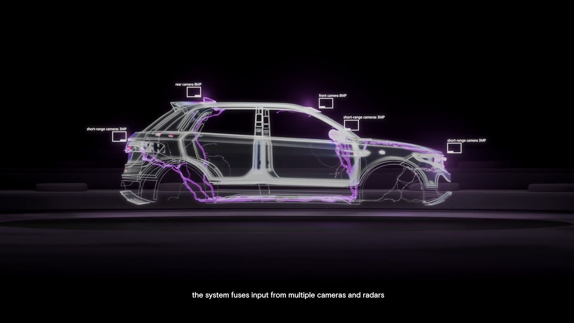 【动态设计】C4D动态短片 - Mobileye：环视式高级驾驶辅助系统