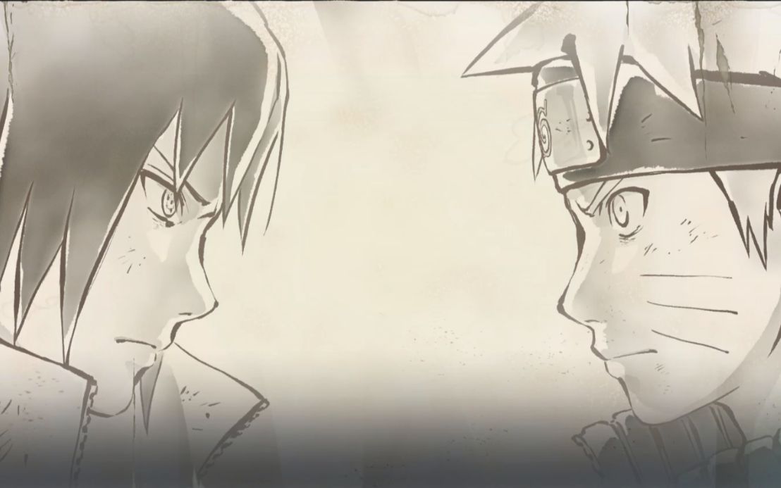 《火影忍者》鸣人vs佐助,终结之谷的对决 动漫 高清完整版. .