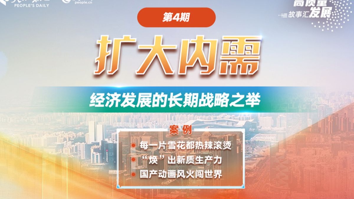扩大内需是掏空老百姓钱包吗？“两新”政策是短期刺激消费之举吗？扩大内需就意味着放弃国外市场吗？#高质量发展故事汇 听专家解读扩大内需的战略意义！