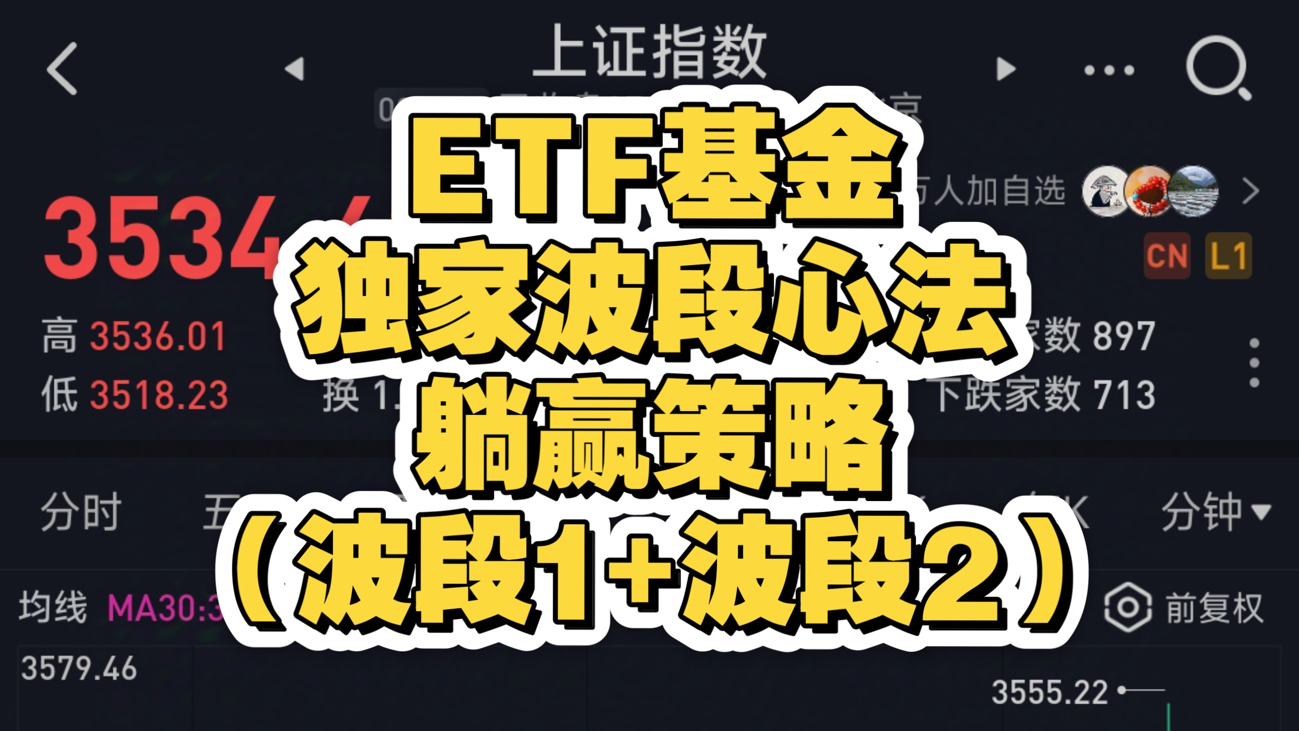 1、ETF基金独家波段心法躺赢策略（波段1+波段2）合集