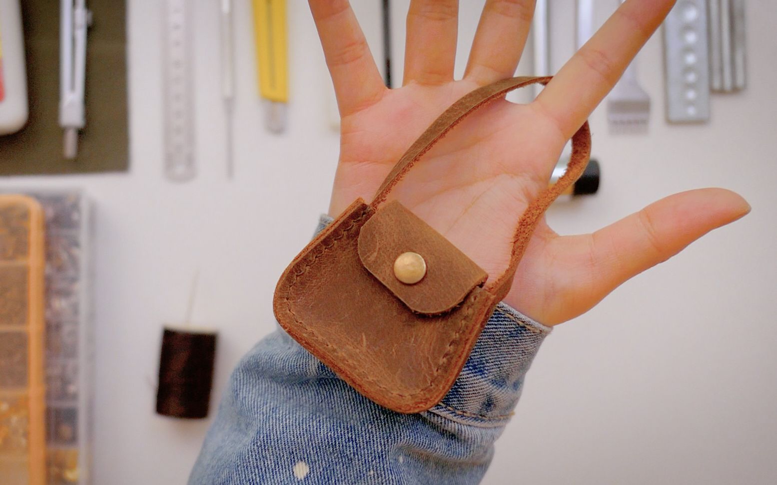 【皮具】迷你单肩挎包，对这种小可爱完全没有抵抗力啊w(ﾟДﾟ)w