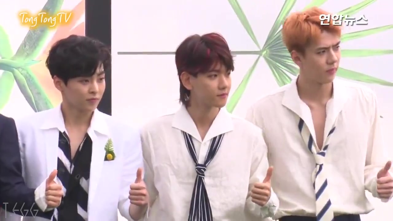 【TE】170718 EXO 四忙内发布会 全场中字